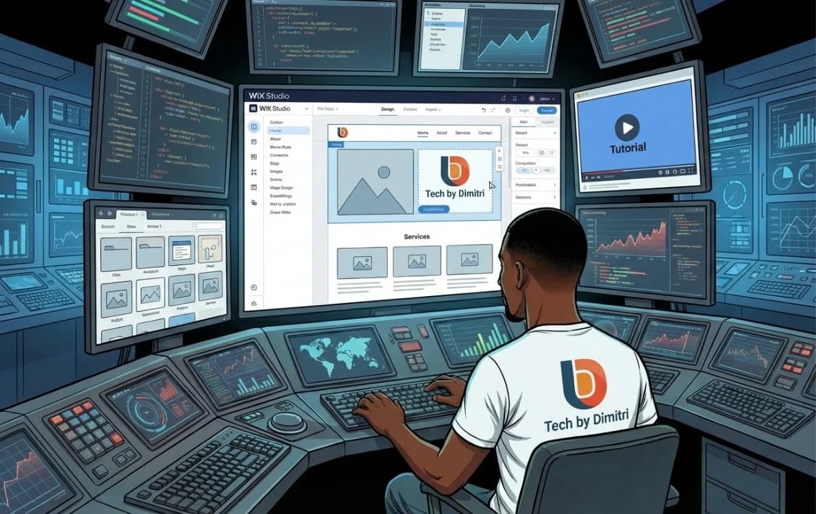 Illustrated Tech by Dimitri team at work