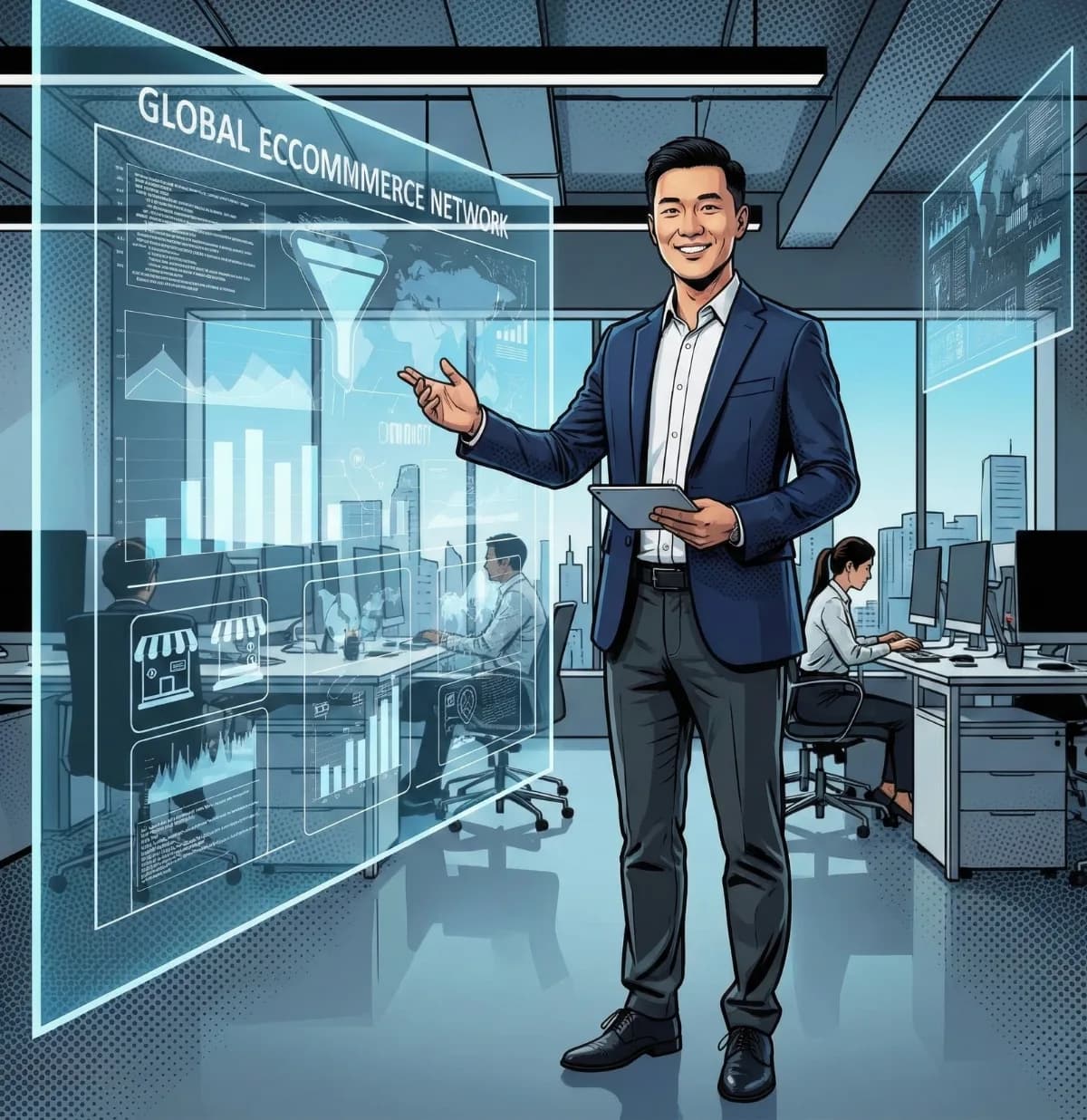 Wei Chen, eCommerce AI Guild character