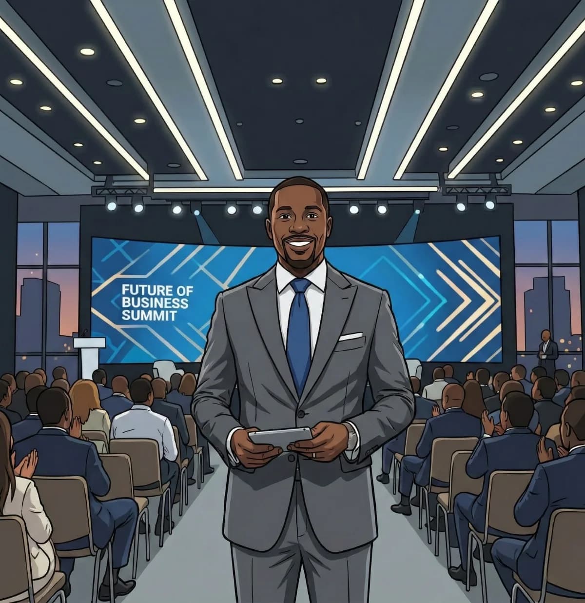 Chidi Okoro, Events AI Guild character