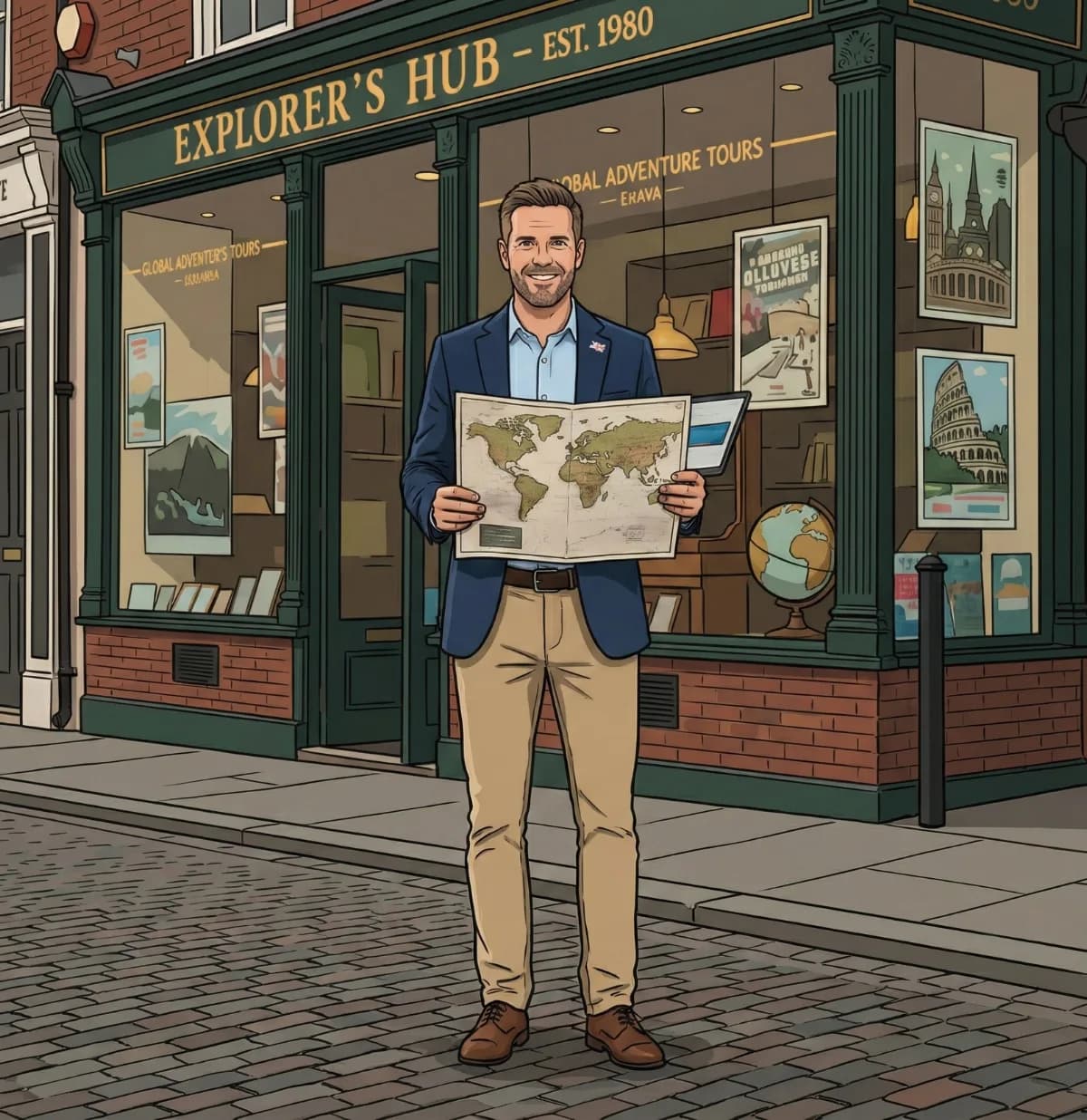 James Sterling, Travel & Tourism AI Guild character