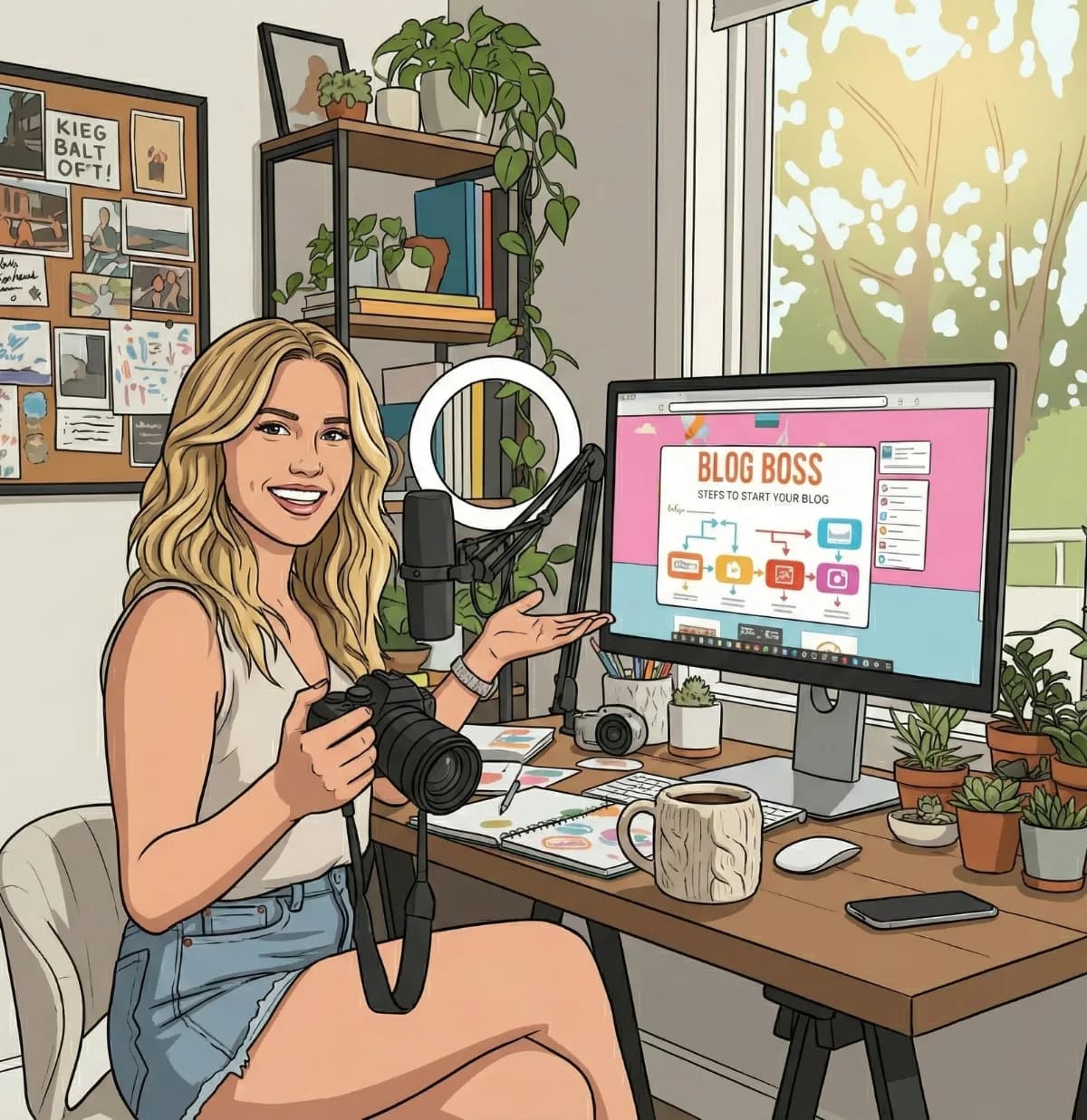 Chloe Davis, Blogging & Influencers AI Guild character